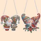 Decorative Hanging Ornament | Christmas Dwarfs | Diamond Painting