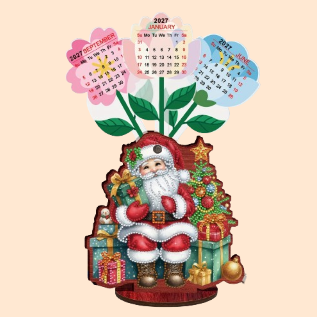 Sitting Santa Claus | Calendar | Diamond Painting