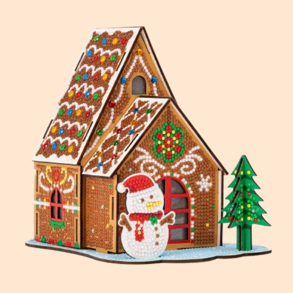 Christmas House | Construction Kit | Diamond Painting