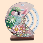 Green Bird | Calendar | Diamond Painting
