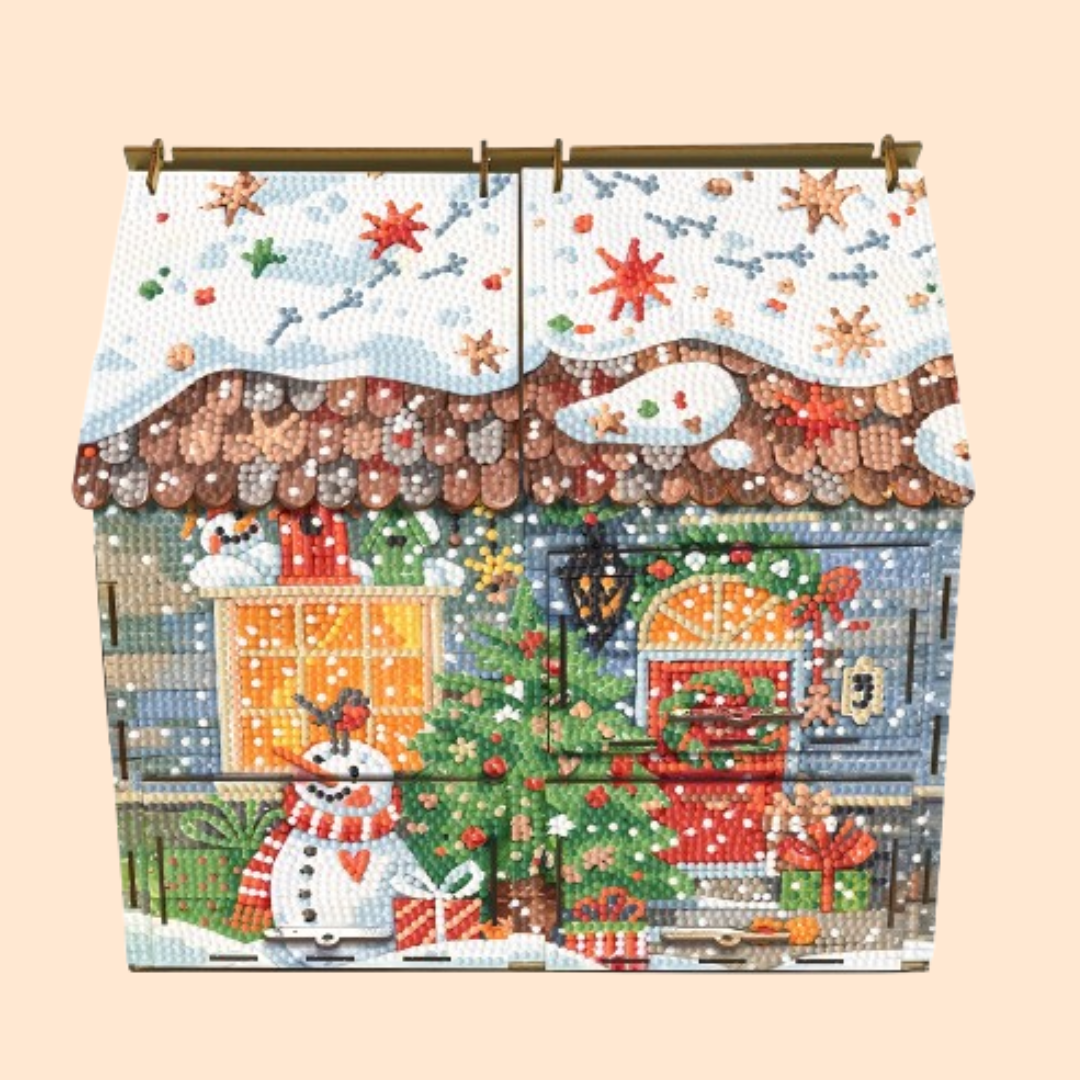 House with drawers | Building kit | Diamond painting