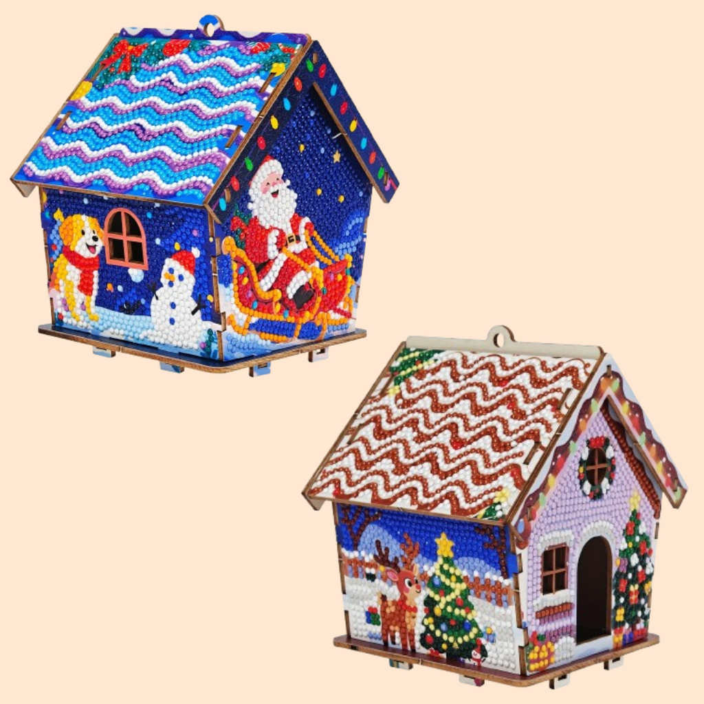 Christmas House | Tree Pendant | Diamond Painting