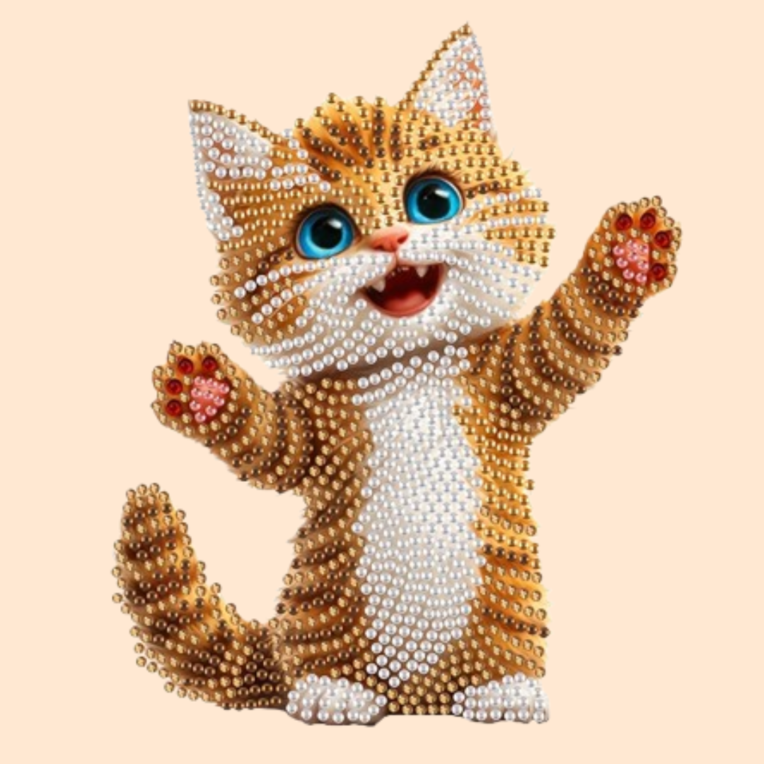Moving kitten | Diamond painting