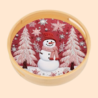 Snowman | Tray | Diamond Painting