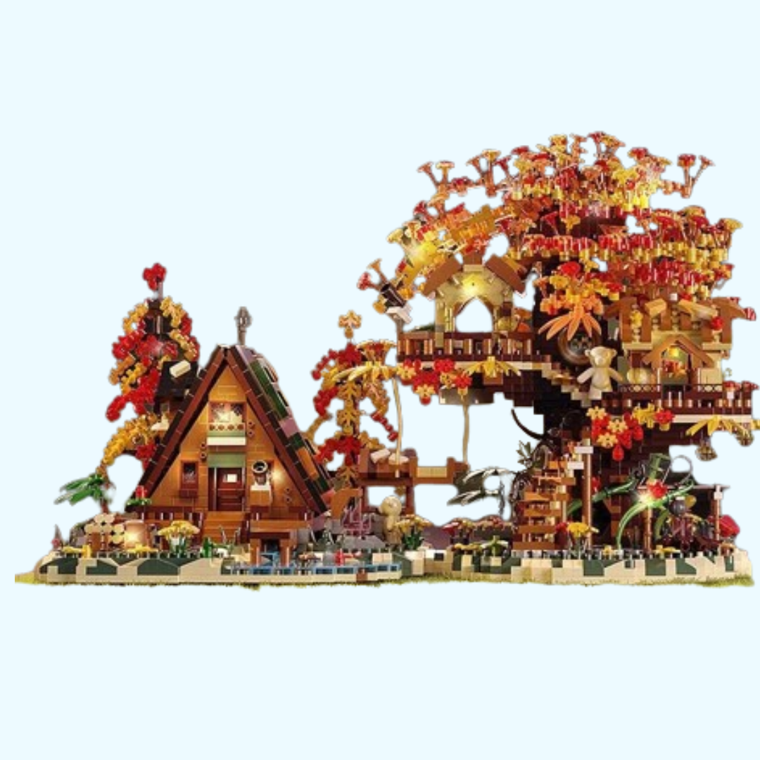 Autumn House with Treehouse | Building Blocks