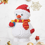 Snowman with Scarf | Building Blocks