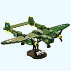 Green Fighter Jet | Building Blocks