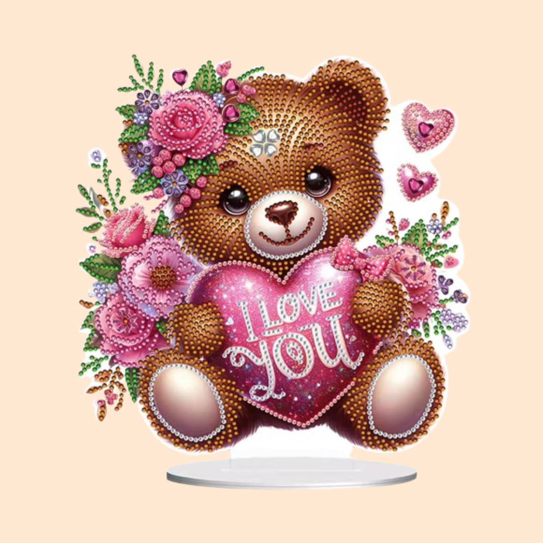 5D Brown Bear | Diamond Painting