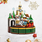 Christmas Village Music Box | Building Blocks