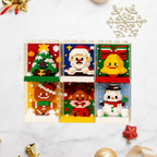 Christmas figures in blocks | Building bricks