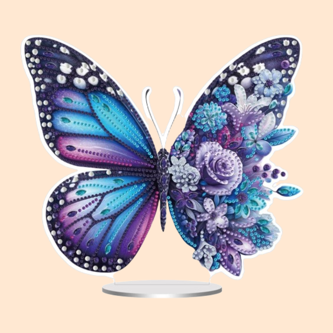 5D Purple Butterfly | Diamond Painting