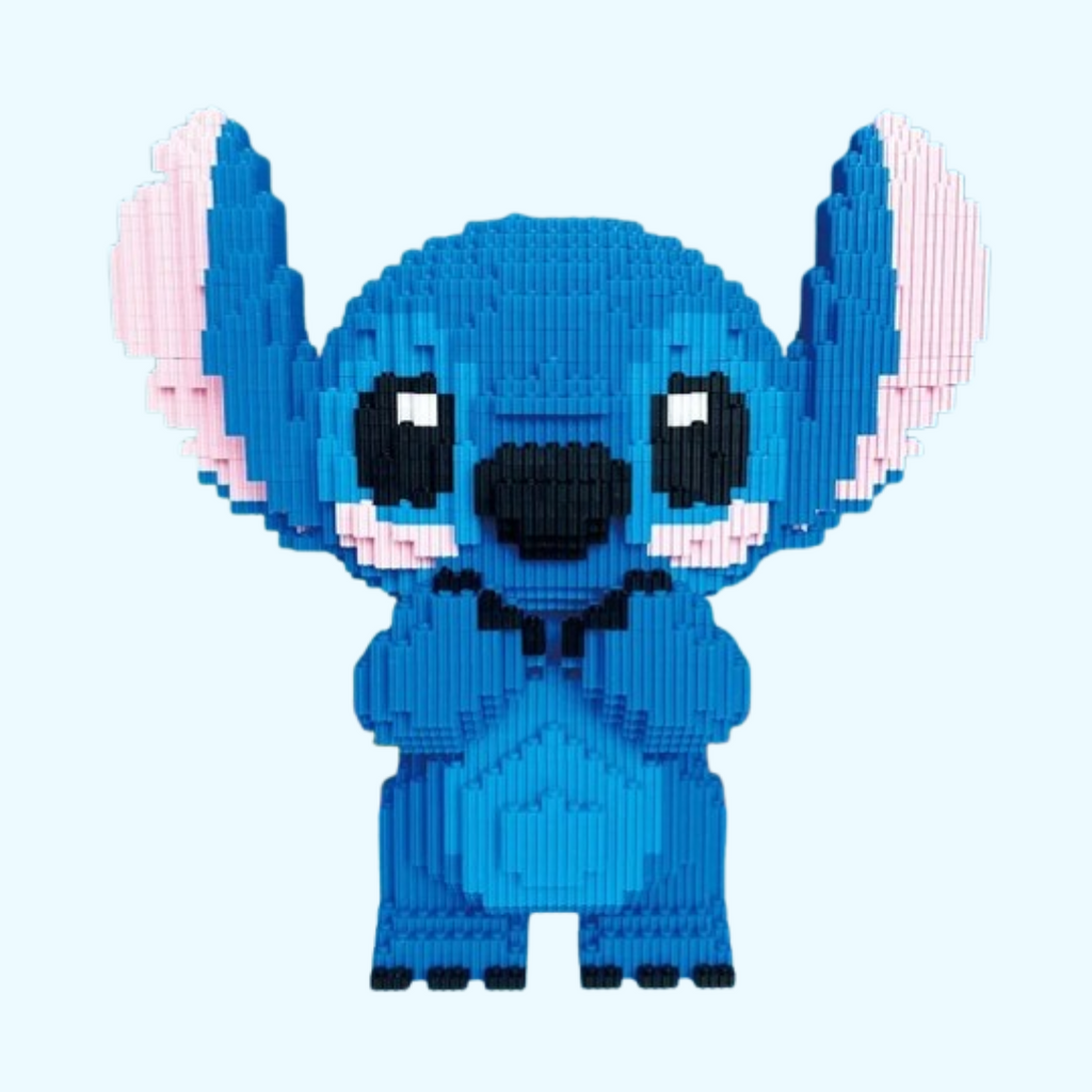 Blue creature lego set