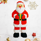 Santa Claus with Gift | Building Blocks