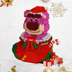 Pink Beer in Christmas Stocking | Building Blocks