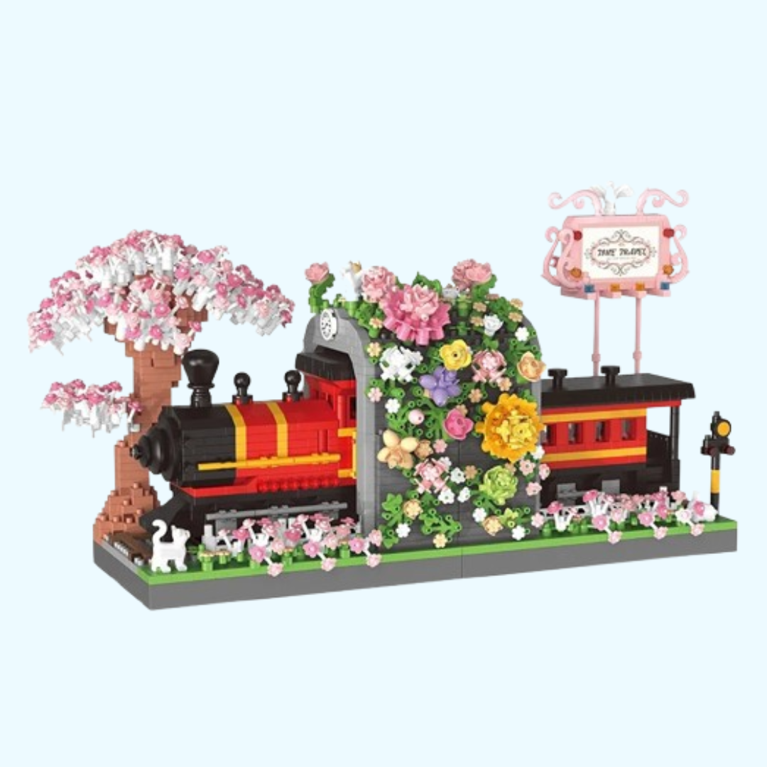 Sakura Train | Bookend | Building Blocks