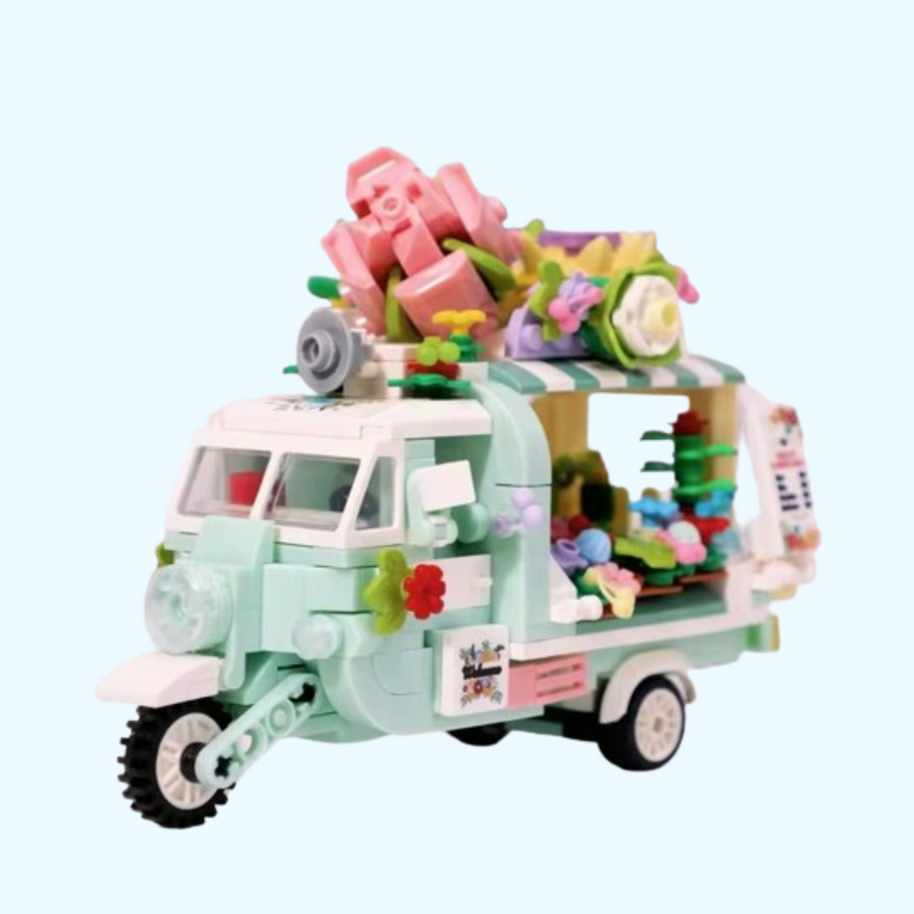 Flowers tricycle | Building blocks