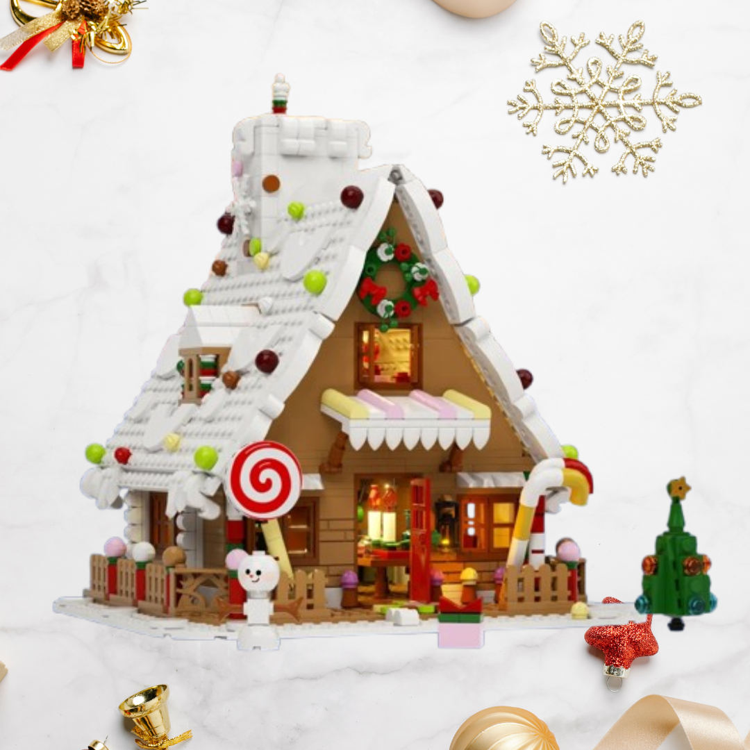 New Year Gingerbread House | Building Blocks