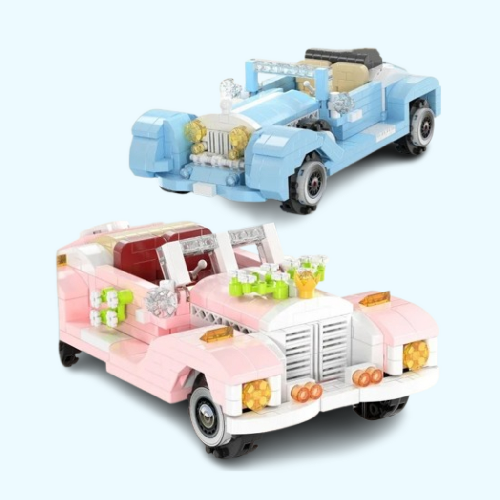 Colored Retro Car | Building Blocks