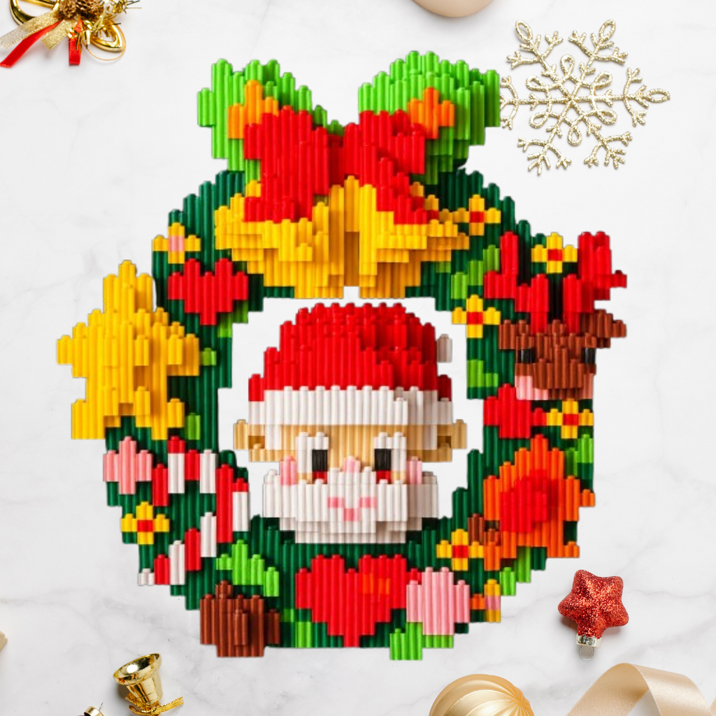 Christmas Wreath Figures | Building Blocks