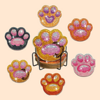 Dog Paw Coasters | Diamond Painting