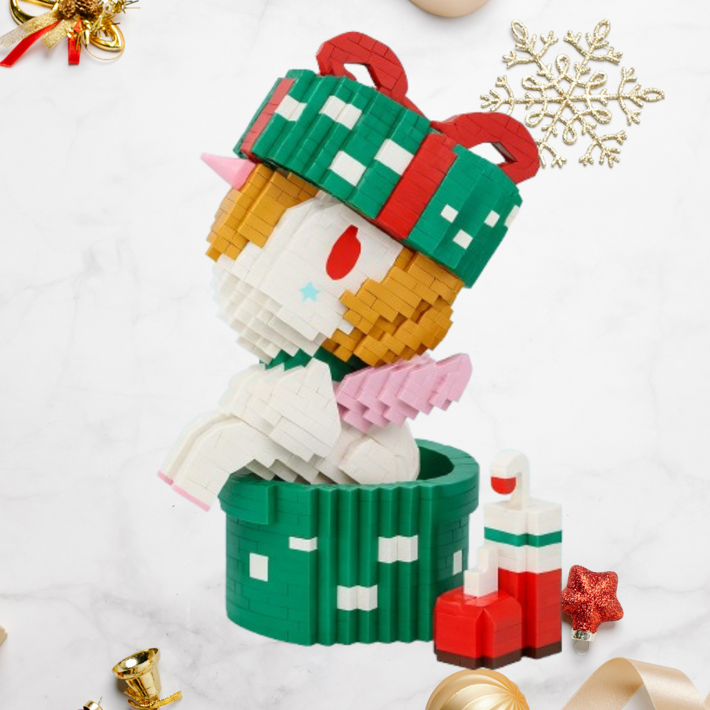 Unicorn in a gift | Building blocks