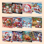 Christmas Card XL Set | 12 Pieces | Diamond Painting