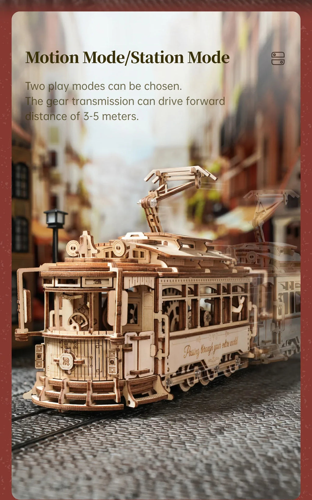 City Tram | Wooden Construction Kits