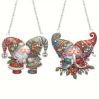 Decorative Hanging Ornament | Christmas Dwarfs | Diamond Painting