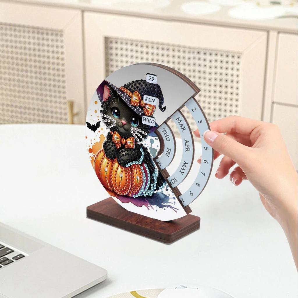 Halloween Cat | Calendar | Diamond Painting
