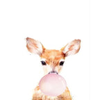 Giraffe with Gum | Paint by Numbers