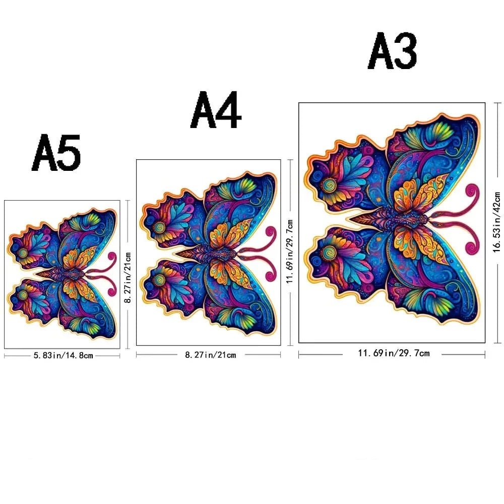 Blue Butterfly | Wooden Puzzle