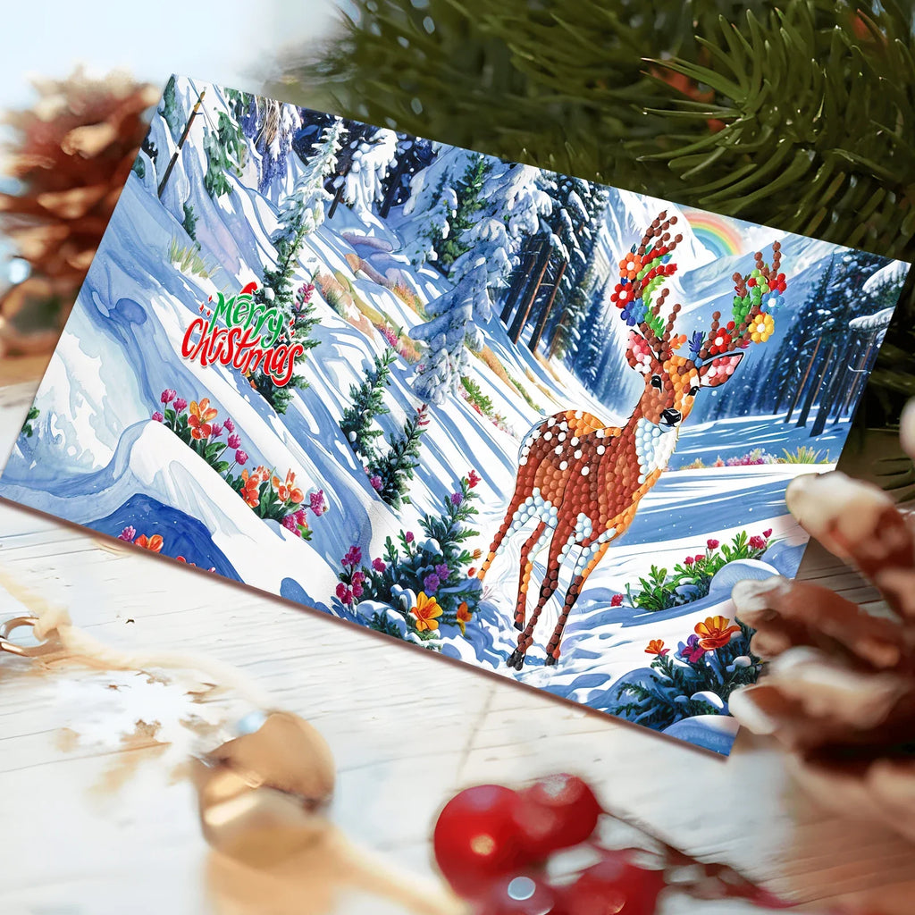 Christmas Cards | 12 pieces | Diamond Painting