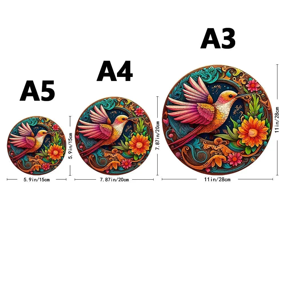 Hummingbird | Wooden Puzzle
