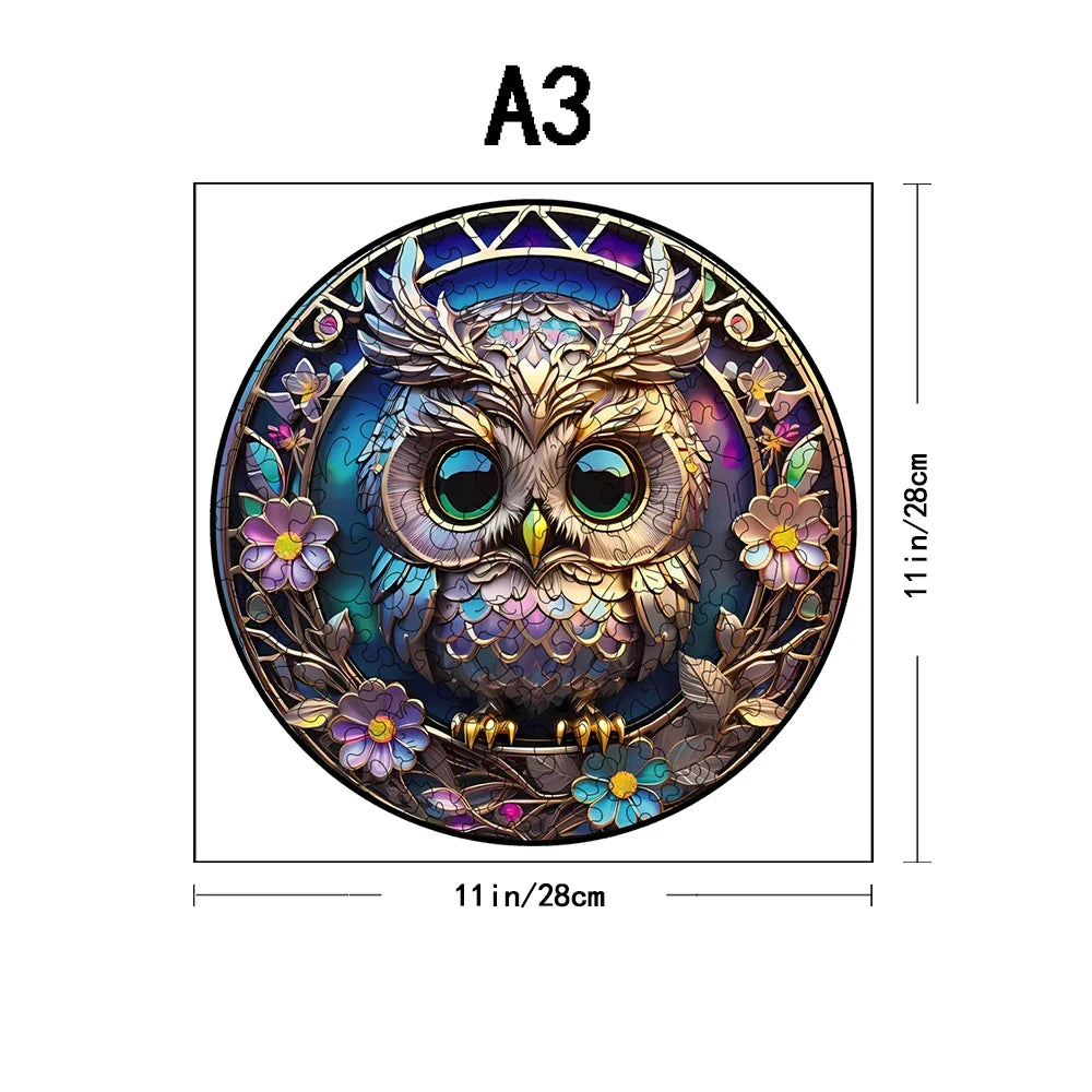 Funny Owl | Wooden Puzzle