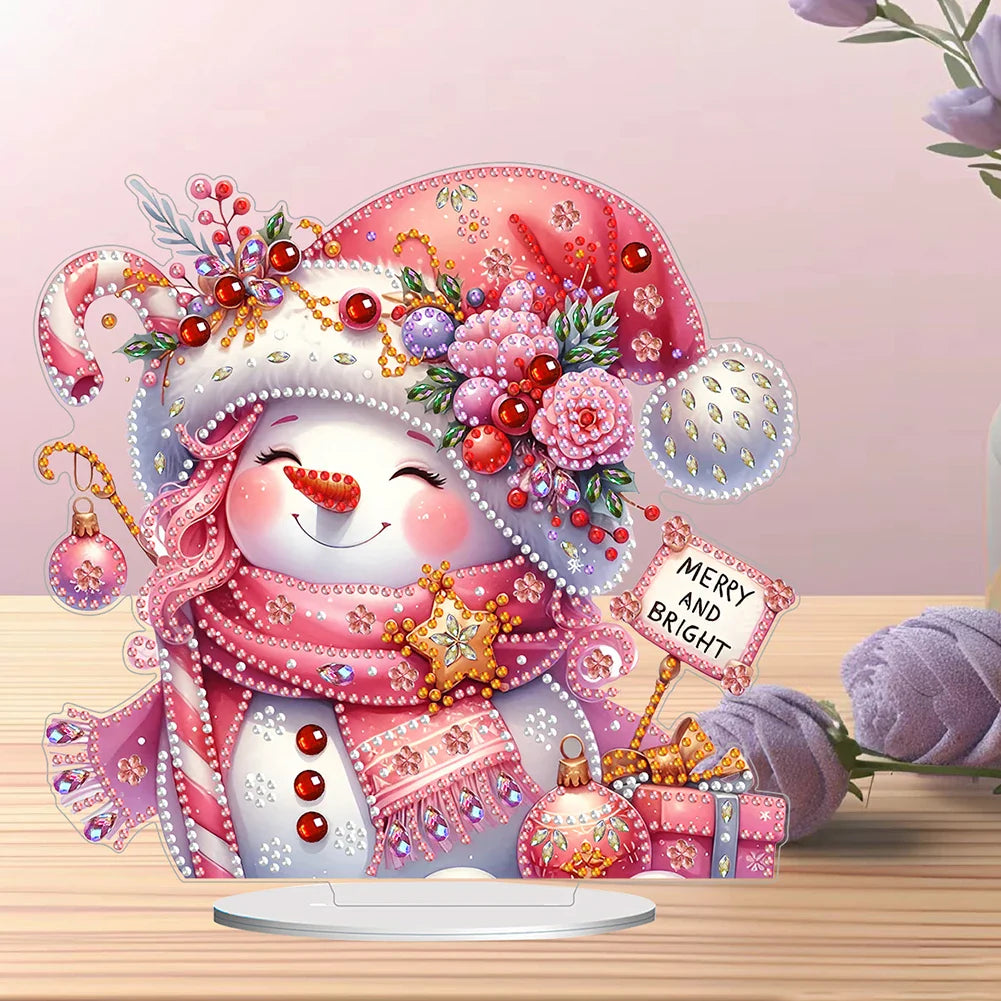 5D Snowman Diamond Painting