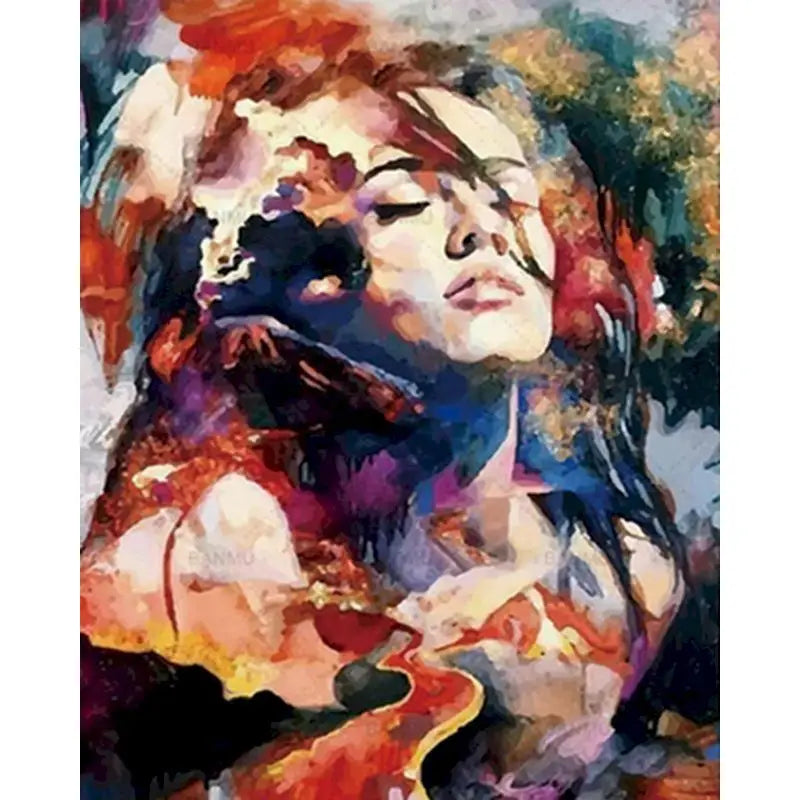 Abstract Lady | Paint by Numbers