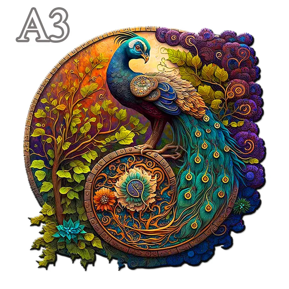 Beautiful Peacock | Wooden Puzzle