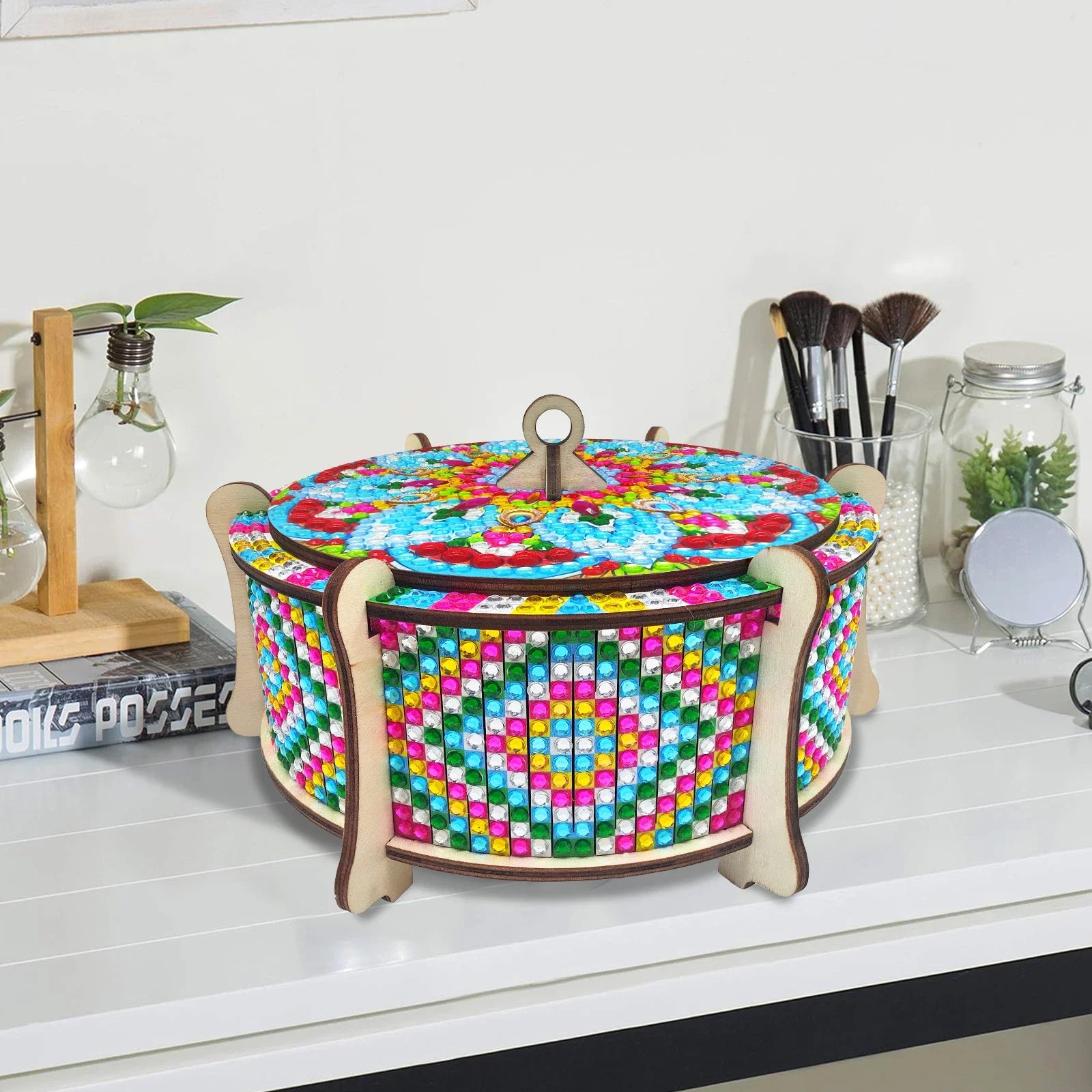 Mandala Wooden Box | Diamond Painting