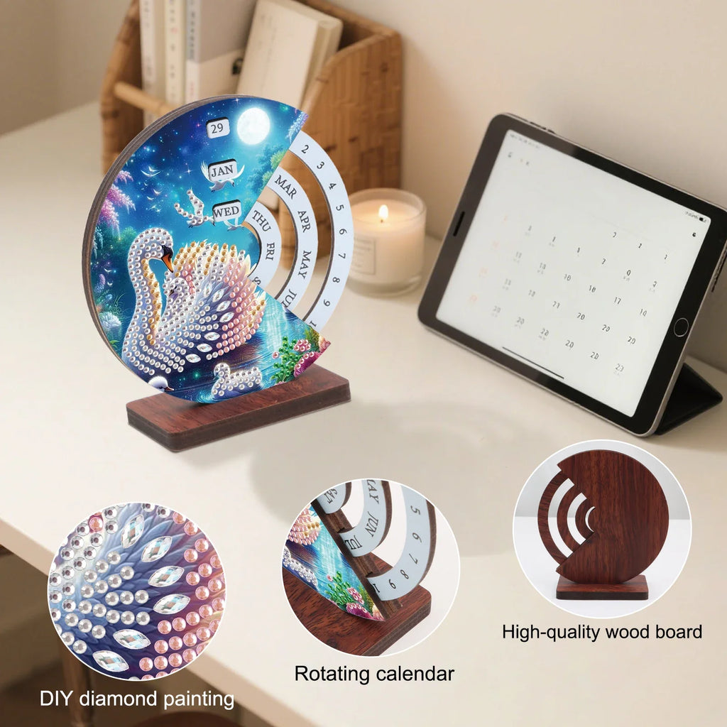 Swan | Calendar | Diamond Painting