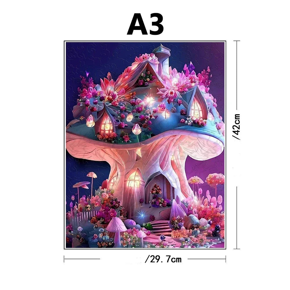 Magical Mushroom | Wooden Puzzle
