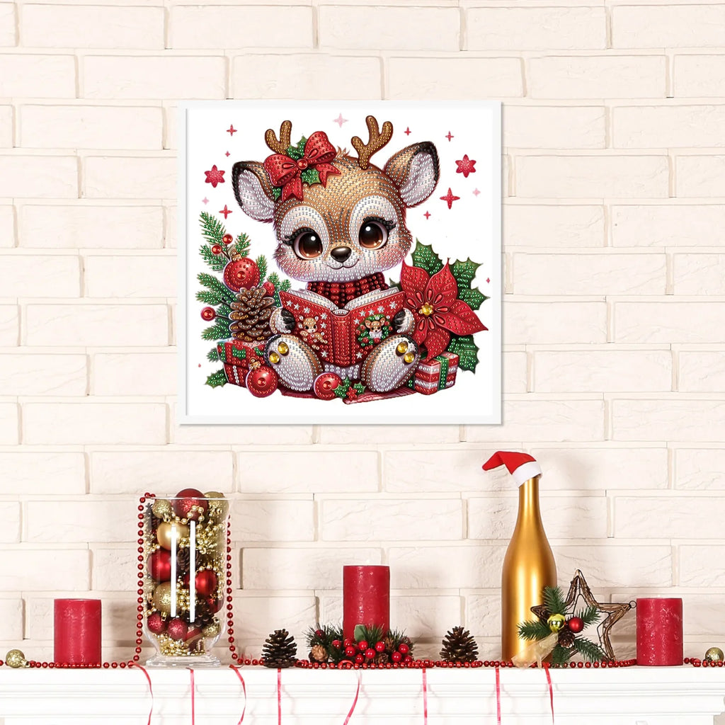 Cute reindeer | Diamond painting