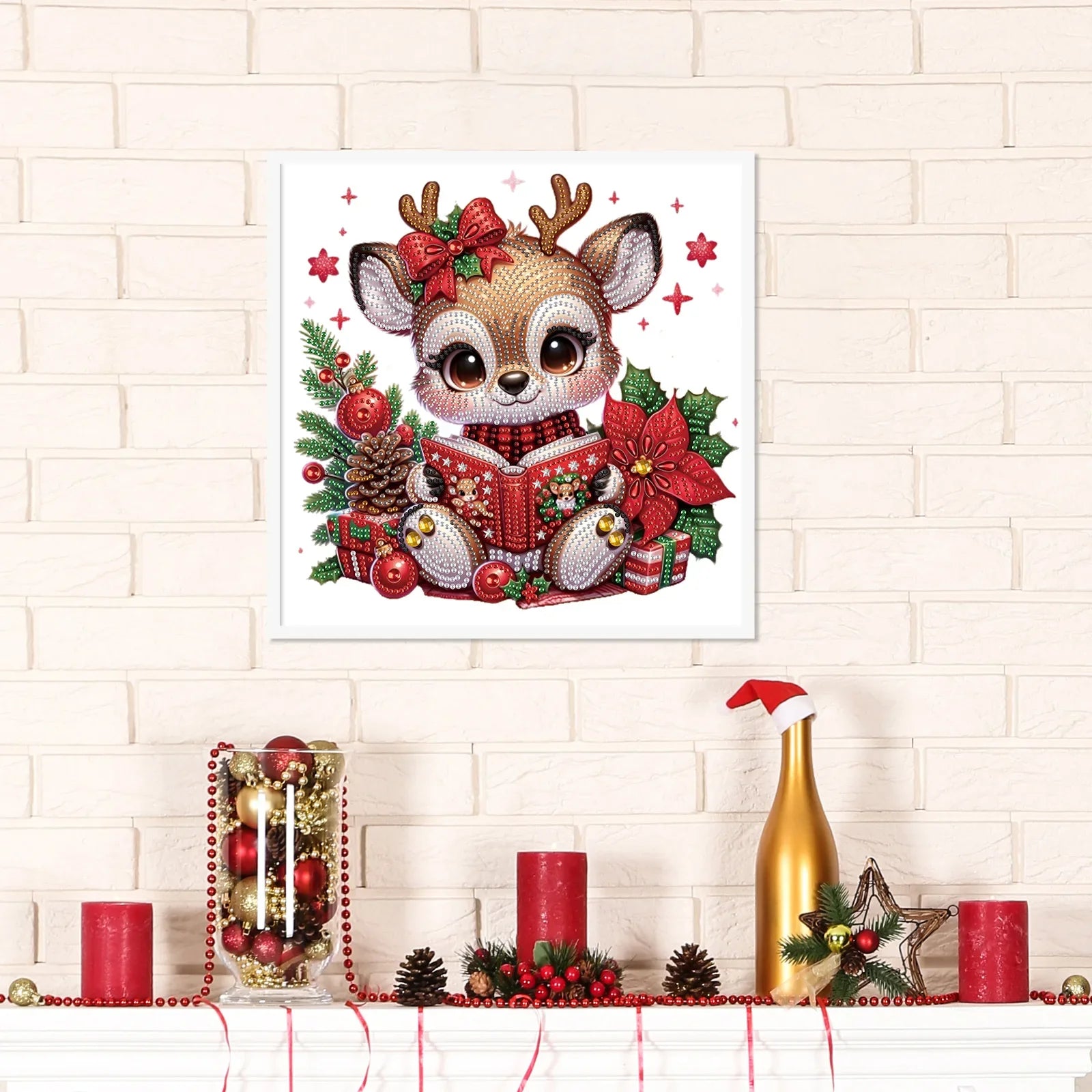 Cute reindeer | Diamond painting