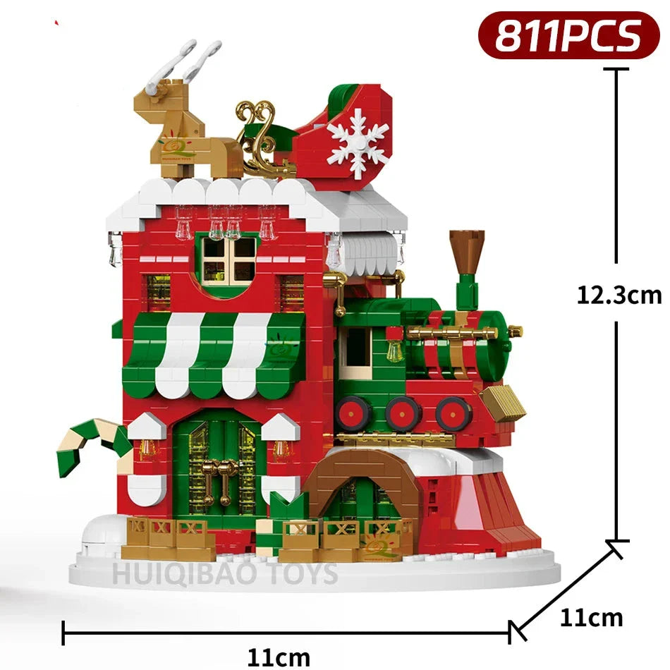 Beautiful Christmas Houses | Building Blocks