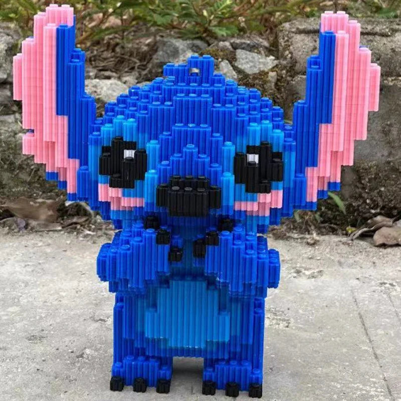 Blue creature lego set