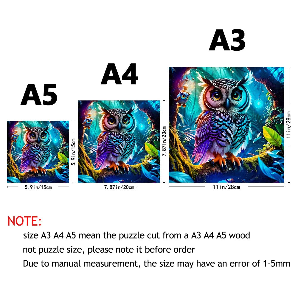 Owl in Tree | Wooden Puzzle