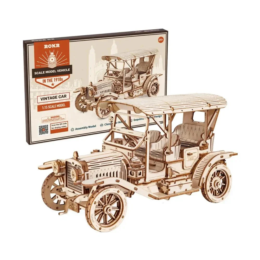 Vintage Auto | Wooden Construction Kits