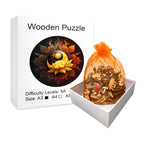 Moon Flowers | Wooden Puzzle