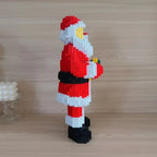 Santa Claus with Gift | Building Blocks