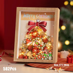 Christmas tree in photo frame | building blocks