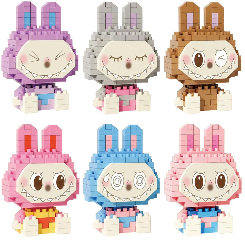 Mini Roze Labubu | Building Blocks